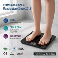 Báscula Digital Profesional de 26 cm con Pantalla LCD Retroiluminada, Báscula Electrónica de Baño de Alta Precisión, Directo de Fábrica