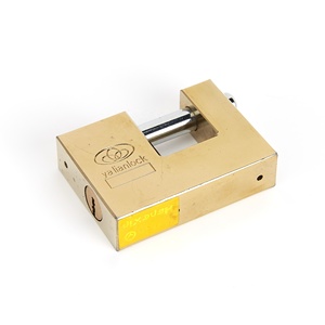 भारी शुल्क 70 मिमी टाइटेनियम प्लेटेड वाटरप्रूफ पैडलॉक कठोर ठोस लोहे आयताकार कंटेनर कुंजी दरवाजे के लिए दरवाजे के लिए एंटी-चोरी - Product Image 4