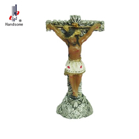 Statue religieuse catholique 3D en polyrésine, sculptée à la main, durable, peinte à la main, 2,5 pouces, pour la décoration intérieure, thème artistique