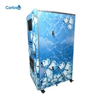 Distributeur automatique de glace avec écran publicitaire optionnel, installation facile, pour magasin de proximité