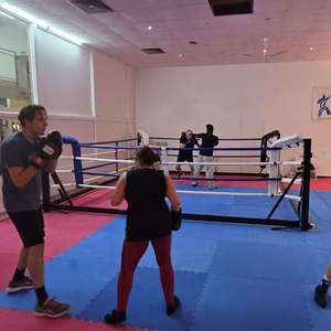 <span class=keywords><strong>Ring</strong></span> <span class=keywords><strong>de</strong></span> lutte pliable, <span class=keywords><strong>ring</strong></span> <span class=keywords><strong>de</strong></span> boxe portable pour entraînement en salle, équipement à structure en acier <span class=keywords><strong>de</strong></span> taille personnalisée - Product Image 3