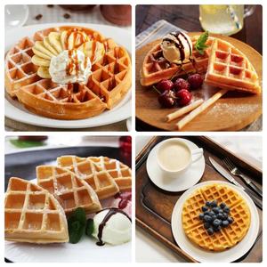 The Newest Rotary Baker Egg Puff Commercial Single Plate Belgian Hotdog Waffle Maker - Product Image 6