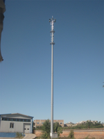 Tour de télécommunication monopole pour réseau de communication urbain
