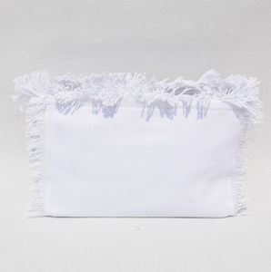 Bolsa de Aseo de Lona de Alta Calidad con Cierre, para Mujer, con Flecos, para Maquillaje, Bolso de Mano para Mujer - Product Image 5