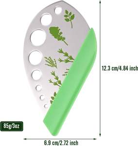 Separador de Hojas de Kale y Chard de YIGO Kitchen, Removedor de Hierbas, Deshojador de Vegetales, Acero Inoxidable de Grado Alimenticio, Sostenible - Product Image 5