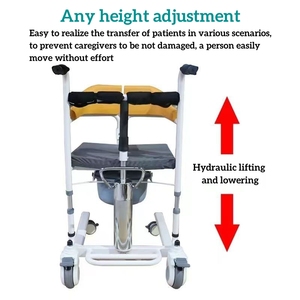 Alat Bantu Angkat Pasien Iso Ce untuk Memindahkan Pasien dari Tempat Tidur ke Kursi, Kursi Hidrolik Evomi dengan Fungsi Toilet, Kursi Transfer untuk Penyandang Disabilitas - Product Image 3