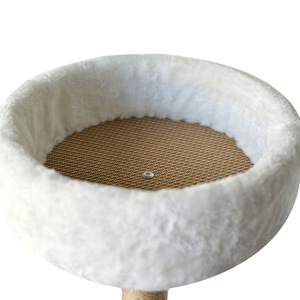 Hot Sale Natural Wood <b>Cat</b> Furniture <b>Scratch</b> <b>Post</b> House Condo Tower <b>Cat</b> <b>Tree</b> - Product Image 6