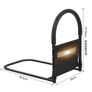 Safety Railing <b>Bed</b> Rail 49.5cm x 34cm x 47-54cm Adjustable With Light For Elderly And <b>Disabled</b> People - Product Image 1