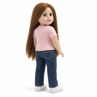 Ensemble de vêtements pour poupées de 18 pouces personnalisé avec des t-shirts décontractés pour poupées stylées et des tenues personnalisées