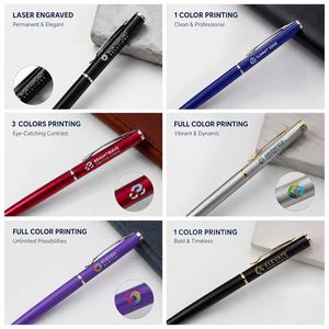 Stylo promotionnel avec logo personnalisé pour événements d'entreprise, cadeaux promotionnels, salons professionnels, pour la chaîne d'approvisionnement de fournitures de bureau et le marché de la revente - Product Image 4