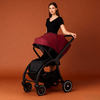 Produits de luxe pour bébés, système de voyage 3 en 1, poussette pour bébé certifiée EN1888-2, cadre en aluminium pour nouveau-né et tout-petit