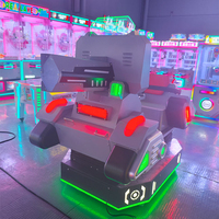 Machine d'arcade de tir dynamique 4D classique, simulateur de jeu vidéo d'intérieur à monnayeur pour lieux de divertissement