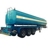 מכירה לוהטת נפח 43000 ליטר 55000 ליטר מים מכלית חצי קרוואן משאית מים מכלית בסין