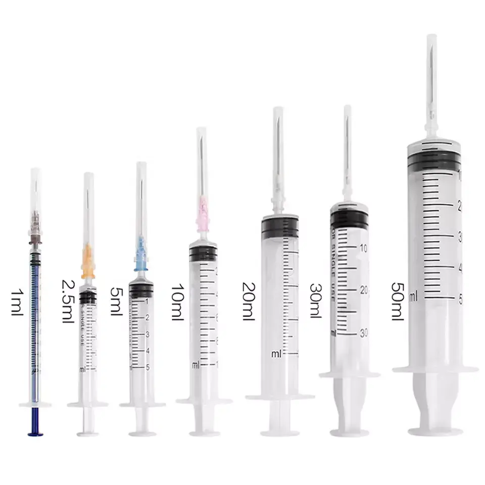 OEM Factory 5ml syringe 5cc disposable syringe CE ISO13485