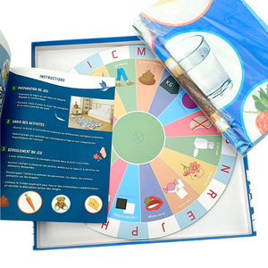 Jeu de société éducatif personnalisé pour enfants, jouet <span class=keywords><strong>interactif</strong></span> d'apprentissage imprimé sur mesure, ensemble d'activités de développement cognitif - Product Image 4