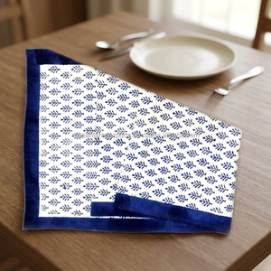Meilleures ventes : Chemin de table indien personnalisable, imprimé floral, fait main, en tissu Neem Grey Patti, écologique, directement des usines indiennes - Product Image 2