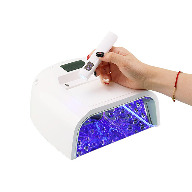 Misbeauty New Design 2 in 1 Multifunctional Rechargeable Uv Lamp for Nails with Handheld Flash Cure Lamp