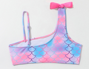 Ragazze sirena bikini con fiocco regolabile <span class=keywords><strong>due</strong></span> pezzi set di costumi da bagno per bambini per <span class=keywords><strong>le</strong></span> ragazze - Product Image 5