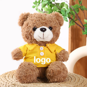 ตุ๊กตาหมีกับเสื้อโปโลของเล่นตุ๊กตาสัตว์ยัดนุ่นสำหรับเด็กโลโก้ตามสั่ง - Product Image 3