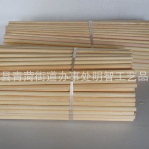 Bâtons ronds en bois, tiges en bois massif, différentes tailles pour travaux manuels, fournitures artisanales DIY - Product Image 1
