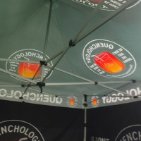 Tente publicitaire coupe-vent, auvent promotionnel, stand d'exposition pour événements, barbecue, pizza, jus de fruits, stand alimentaire avec logo de marque personnalisé