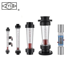 プラスチックインラインプール水機械式回転計、パイプ取り付け式可変面積流量計 - Product Image 2