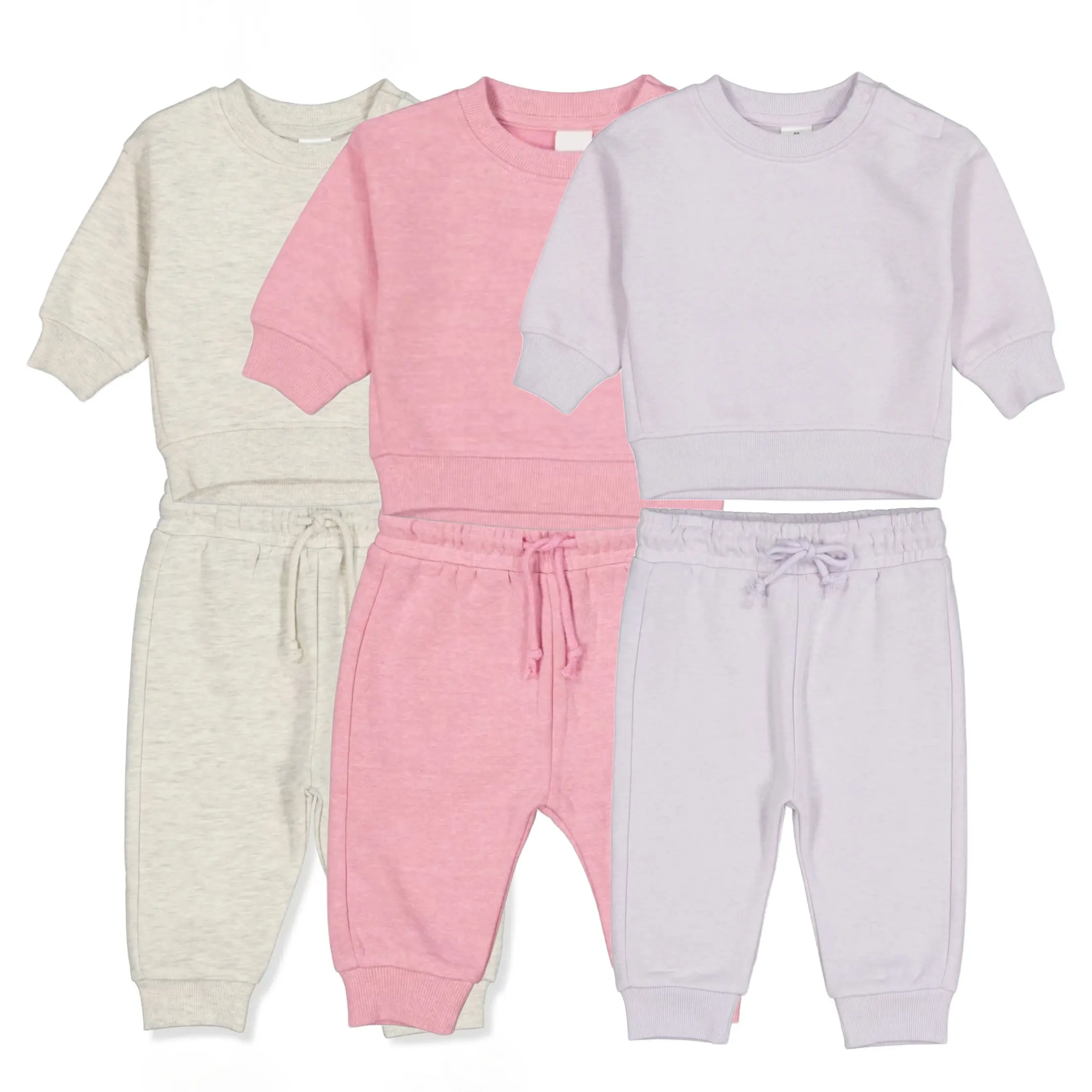 Children Clothing Manufacturers Wholesale Kids Wear Logo Custom Printing Basic Sweatsuits Toddler Tracksuits