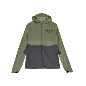 เสื้อแจ็คเก็ตกันลมสำหรับผู้ชายแบบขายส่งสำหรับกิจกรรมกลางแจ้ง ปั่นจักรยาน วิ่ง และออกกำลังกาย - Product Image 1