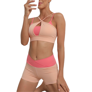 Conjunto de Yoga para Mujer con Logotipo Personalizado, Chaqueta Deportiva sin Costuras con Cierre y Manga Larga, Leggings de Yoga con Efecto Levanta Glúteos y Corte en V Profundo - Product Image 1