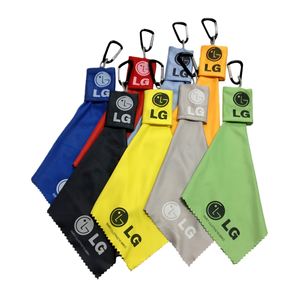 Chiffon de nettoyage en microfibre personnalisé avec pochette, ensemble de lingettes pour objectifs personnalisées, chiffon en microfibre portable pour lunettes, écrans et appareils photo - Product Image 3
