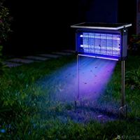 Piège à insectes solaire d'extérieur, anti-moustiques étanche 12/30/40W, vente en gros, alimenté par énergie solaire Type-C