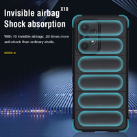 Étui de téléphone portable en TPU antichoc avec doublure en flocage pour Samsung S21S23 A22 A23 A32 A33 A52 A53 A73 M23 F23 A13 A12