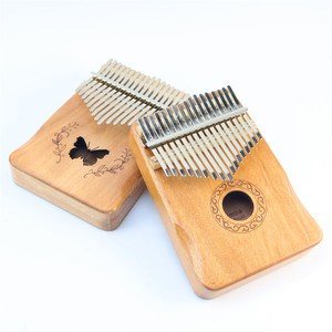 Kalimba 17 touches en bois pouce doigt Piano Instrument de musique Mbira <span class=keywords><strong>Sanza</strong></span> Kalimba acoustique - Product Image 2