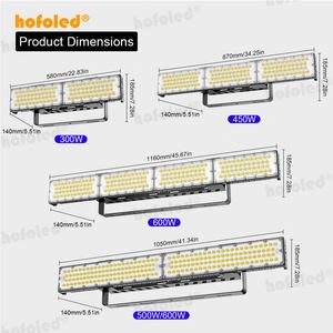 Projecteur LED anti-éblouissement 300W-600W pour terrains de pickleball, stades de tennis et terrains de <span class=keywords><strong>padel</strong></span>, IP65, 150LM/W, pour extérieur - Product Image 6