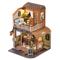 Cafetera de Madera Estilo Retro BC-001 DIY Cabin BC-003 Happy Melody