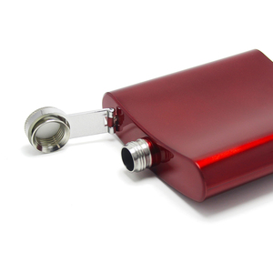 6oz <span class=keywords><strong>Rouge</strong></span> En Acier Inoxydable Poche Hanche Flacon Whisky Bourgogne Femme Creative Voyage Verres Cadeaux <span class=keywords><strong>Vin</strong></span> <span class=keywords><strong>Rouge</strong></span> Promotionnel Hip Flask - Product Image 4