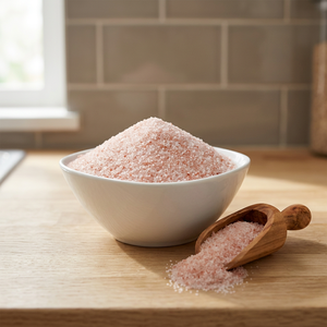 Sal de Roca Comestible Natural Rosa Claro del Himalaya, Granos Refinados, Ideal para Cocinar y como Sal de Mesa, Sal Fina Rosa Oscura del Himalaya - Product Image 1