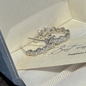 Boucles d'oreilles géométriques incurvées en argent pur S925, simples et élégantes, au style français, au design antique froid, de style religieux - Product Image 4