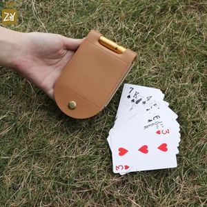 Folding <b>Mini</b> PU Leather Cribbage Board <b>Pegs</b> for Game Parties-Welcome Gifts Promotional Novelty for Chess Inspired Card Games - Product Image 3
