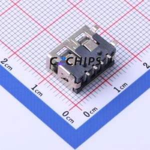 915-121A2026S10200 <b>USB</b> Connector SMD Connector ( Connector Type: Type-<b>A</b> )( Protocol Standard: <b>USB</b> <b>2.0</b> )( Gender: Female ) - Product Image 2