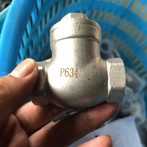 <span class=keywords><strong>CF8</strong></span> 316 BSP NPT Thread End Ôn Châu Công Nghiệp Chek Van Thép Không Gỉ Swing Kiểm Tra Van - Product Image 3