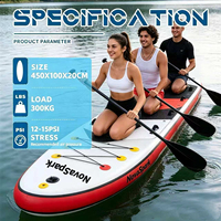 Planche de surf géante gonflable personnalisée 14'9"x3'3" X8" pour 3 à 8 personnes, planche de paddle gonflable super grande