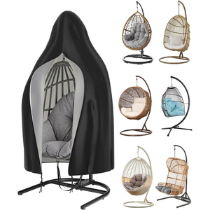 Funda para <span class=keywords><strong>silla</strong></span> de huevo colgante de alta resistencia con cremallera y cordón 210D Oxford Garden Swing Cover - Product Image 1