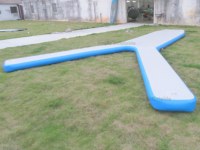Plateforme flottante gonflable en PVC avec pontons pour jet ski, canapé gonflable certifié CE pour lacs et mer