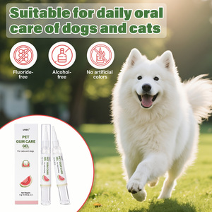 Brosse à dents pour animaux de compagnie, dentifrice intégré, nettoyage buccal pour chats et chiens, élimination des tartres, mauvaise haleine, kit pour chien, brosse à dents pour chat - Product Image 2