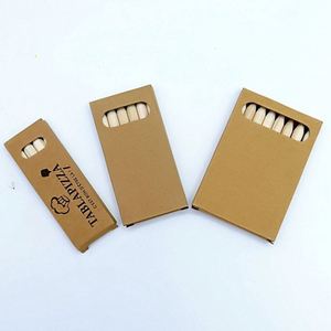 Custom Promotional 3.5 Inch Colored Pencils Mini Color Pencil <b>Set</b> with Custom Logo Wooden <b>Colour</b> Pencils with Kraft Paper Box - Product Image 4
