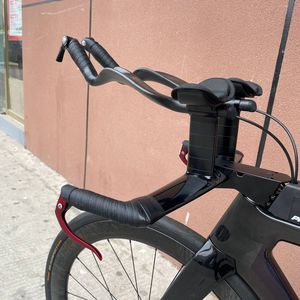 จักรยานวิ่งเวลท์ไทม์ไทรอัลลิ่ง Winowsports Factory Complete TT Bike 700C รุ่น T1000 โครงคาร์บอนไฟเบอร์สีดำ ใช้ชุดเกียร์ Shimano 105 รุ่น TT119 Co - Product Image 5