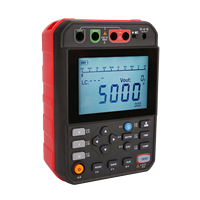 Testeur de résistance au sol HVD DB20 5000Ω 30A avec sortie externe, testeur de résistivité du sol pour test de mise à la terre des réseaux électriques des centrales électriques