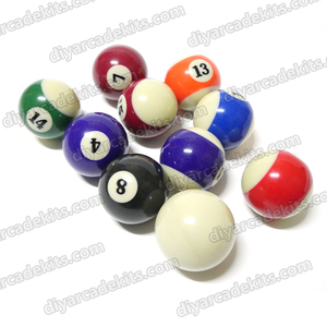 Ucuz fiyat küçük bilardo masa Snooker oyun parçaları aile kapalı bilardo 6FT/8FT/9FT 6cm beyaz satılık havuz topları - Product Image 5