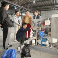 Mixer Planetary Ganda 0.5L dengan Pompa Vakum untuk Pencampuran dan Dispersi, Anti Ledakan untuk Pasta Solder